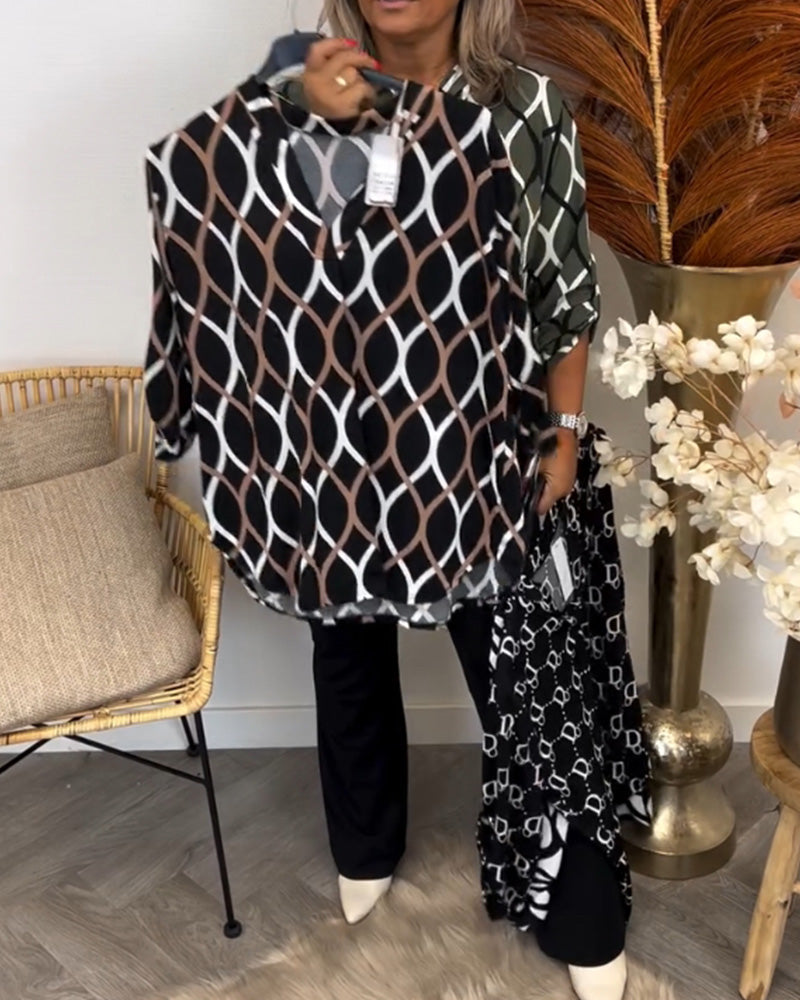 NORA | FLATTERENDE BLOUSE DAMES MET ELEGANT PATROON™ 6