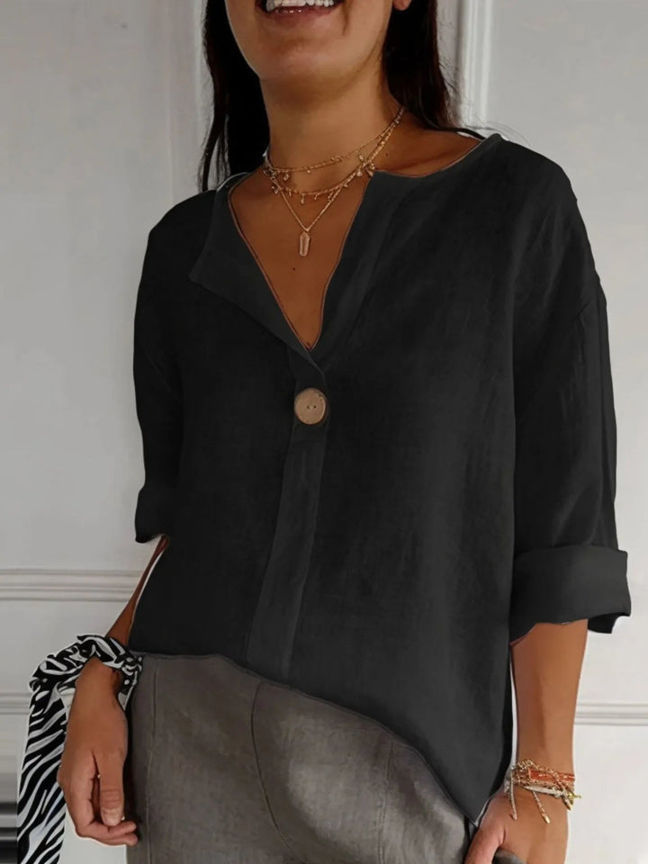 Norah | LINNENMIX BLOUSE DAMES MET INKEPINGEN™ 3
