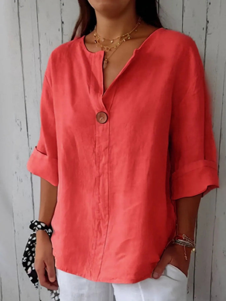 Norah | LINNENMIX BLOUSE DAMES MET INKEPINGEN™ 9