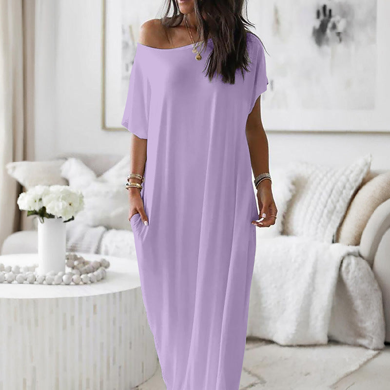 Nathalie | Zomerse Off-Shoulder Maxi-jurk