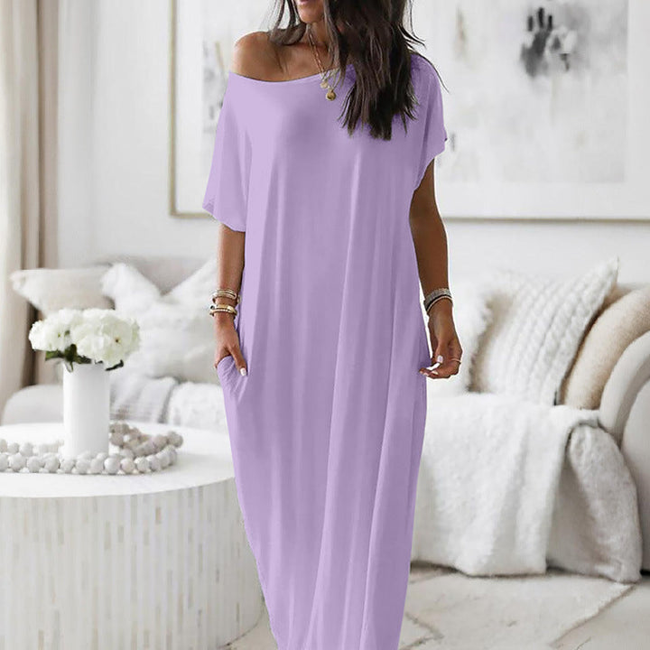 Nathalie | Zomerse Off-Shoulder Maxi-jurk