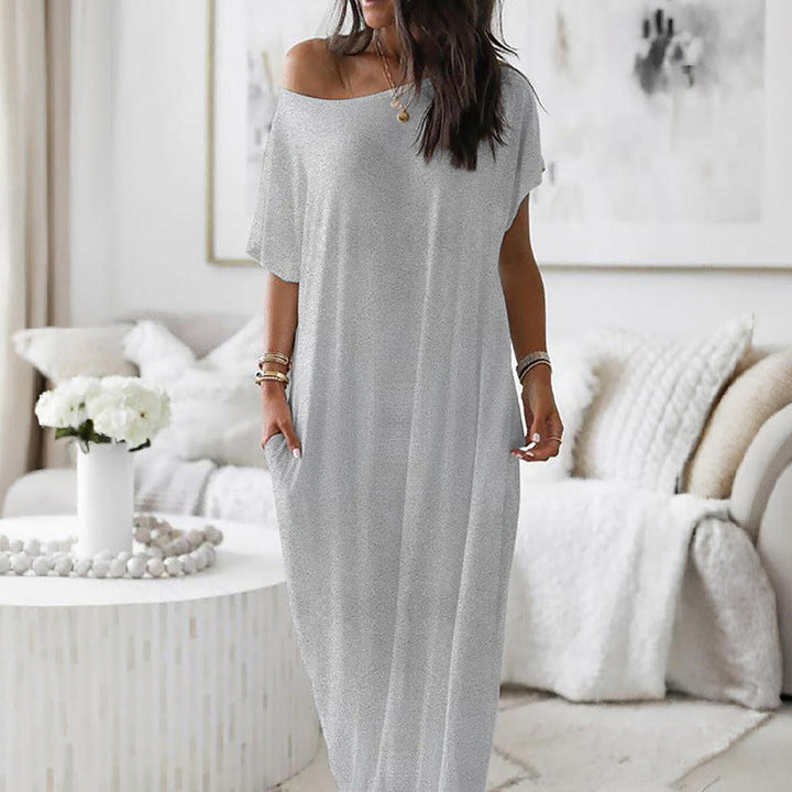 Nathalie | Zomerse Off-Shoulder Maxi-jurk