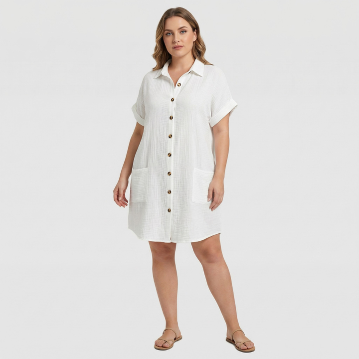 Noor Button Dress