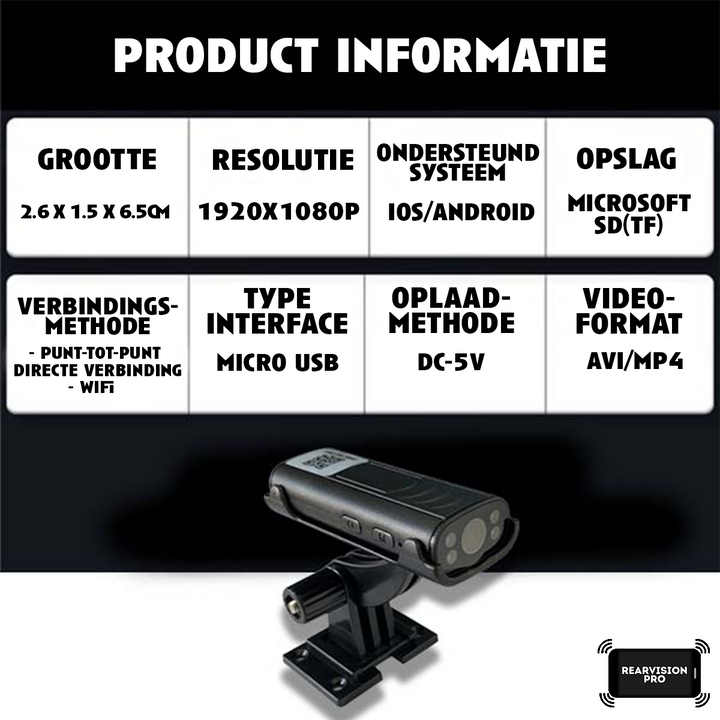 RearVison Pro™ - Draadloze Achteruitrijcamera | 50% Korting eindigt vandaag