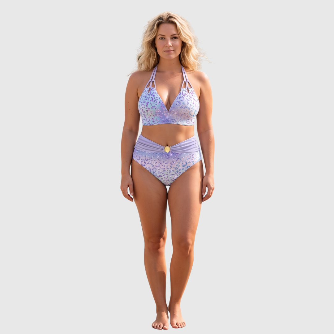 Hester | Glitter Bikini met Ringdetail
