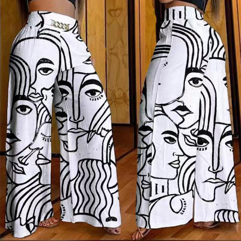 Savannah | Hoog Getailleerde Flared Broek met Riemaccent