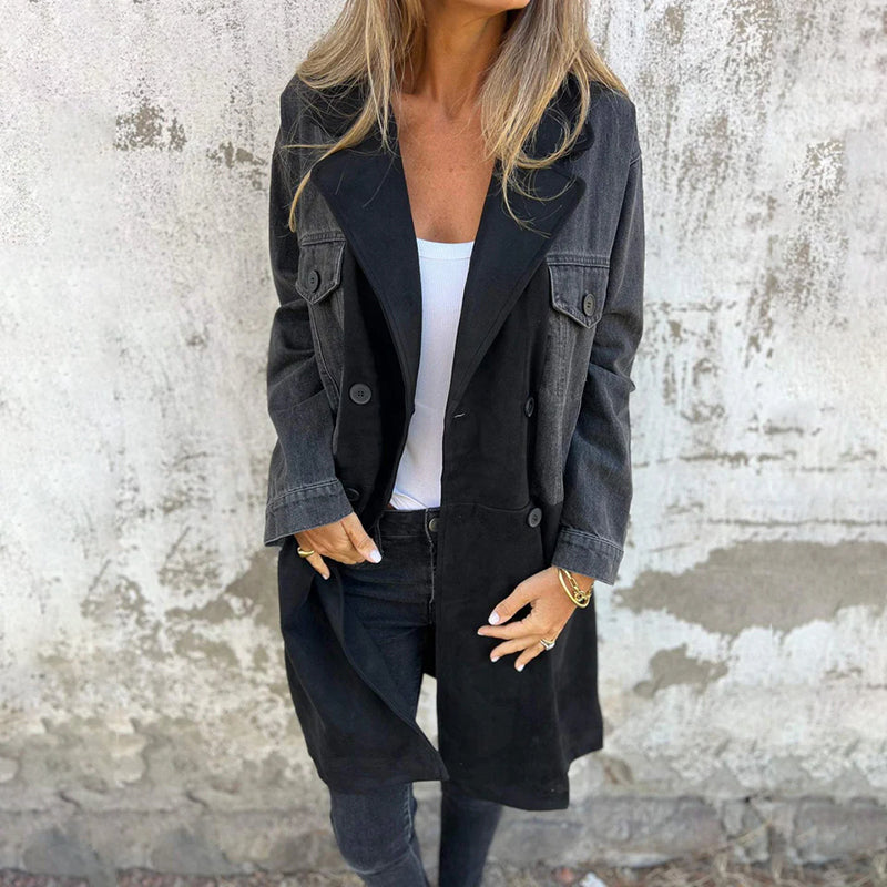 Sophie | MIDDELLANGE TRENCHCOAT DAMES ZWART™ 2