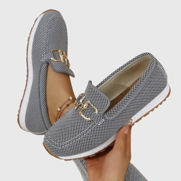 Sophie | Orthopedische Sneakers Dames van Ademend Textiel 7