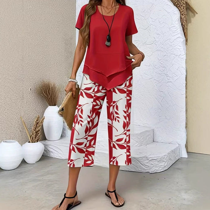 Sophie | Tweedelige Set Dames met Tuniek en Broek 11