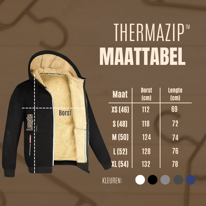 ThermaZip™ Hoodie | Houd de kou buiten, de warmte binnen | 50% korting