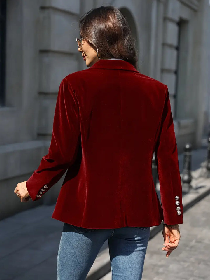 Caterina | Elegante fluwelen blazer