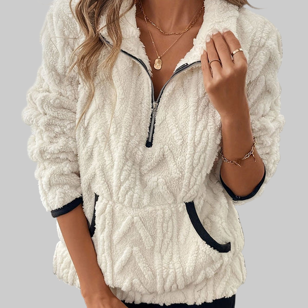 Sheina | Dames Warme Trui Met Ritssluiting