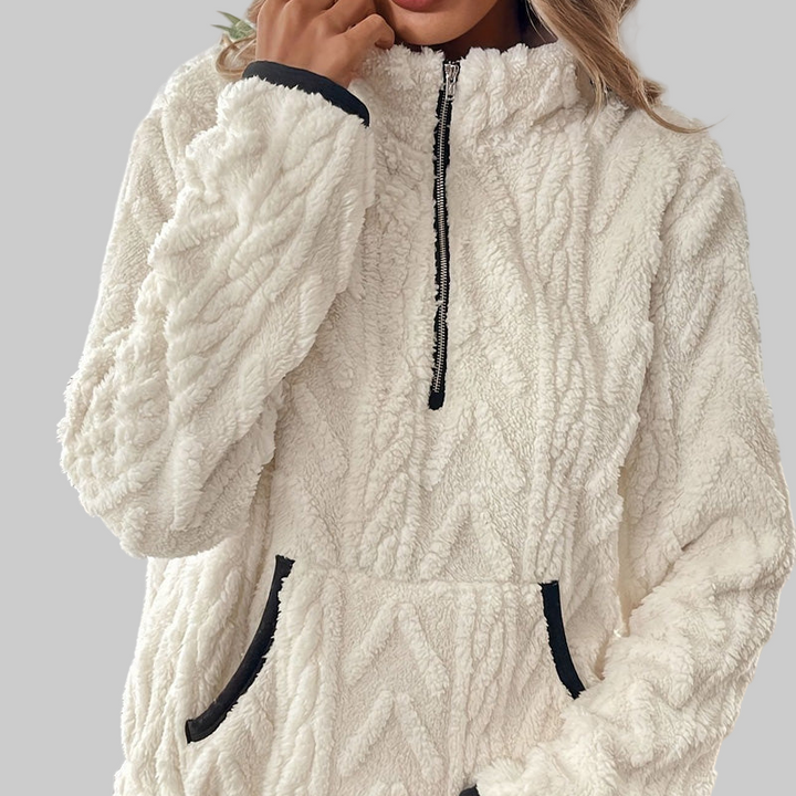 Sheina | Dames Warme Trui Met Ritssluiting