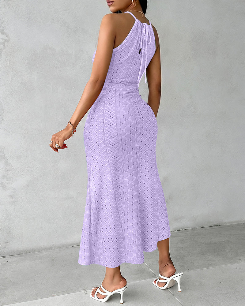 Elsbeth | Zomerse Midi-jurk met Ruching